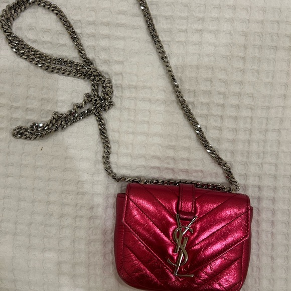 YSL Pink Crossbody Bag - Picture 1 of 4